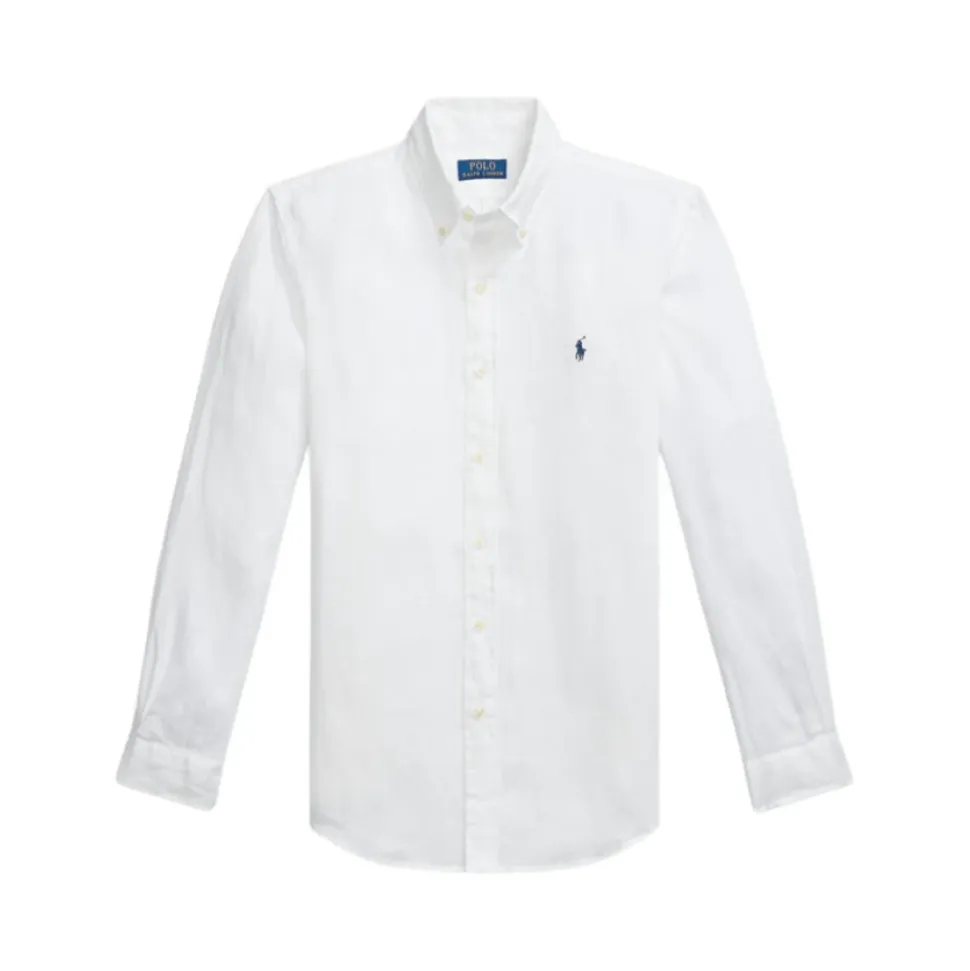 Camicia in Lino Bianco