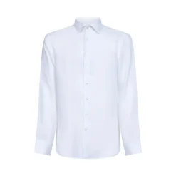 Camicia in lino con Pegaso