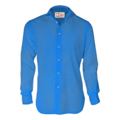 Camicia in lino uomo tinta unita