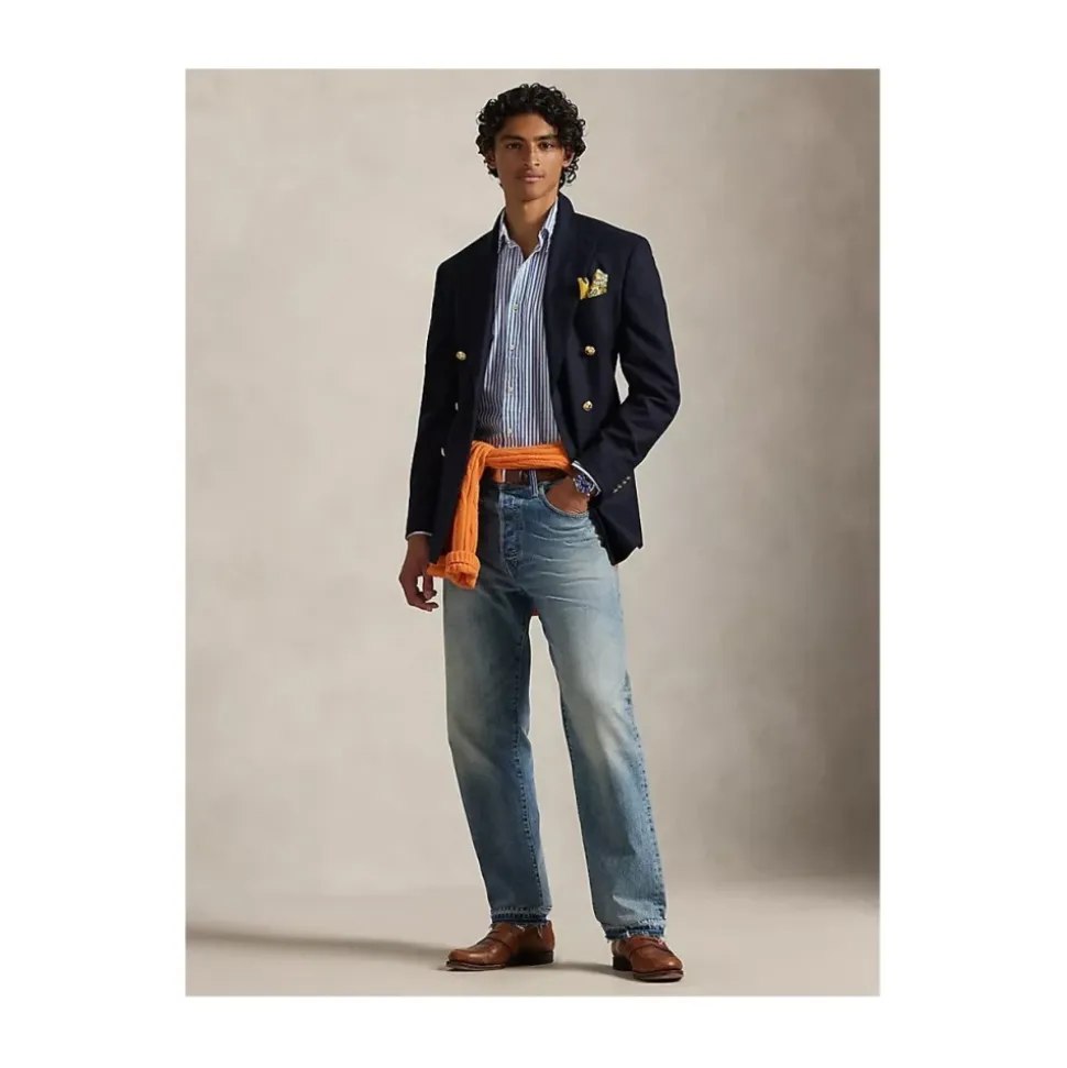 Camicia in Popeline a Righe Custom-Fit