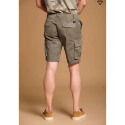 Camouflage Cargo Bermuda Shorts Slim Fit