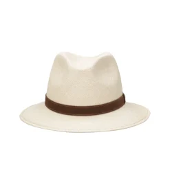 Cappelli di Paglia Panama con Fascia a Contrasto