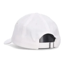 Cappellino bianco con visiera curva e patch Dunk