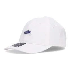 Cappellino bianco con visiera curva e patch Dunk