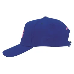 Cappellino da baseball goffrato con chiusura a fibbia