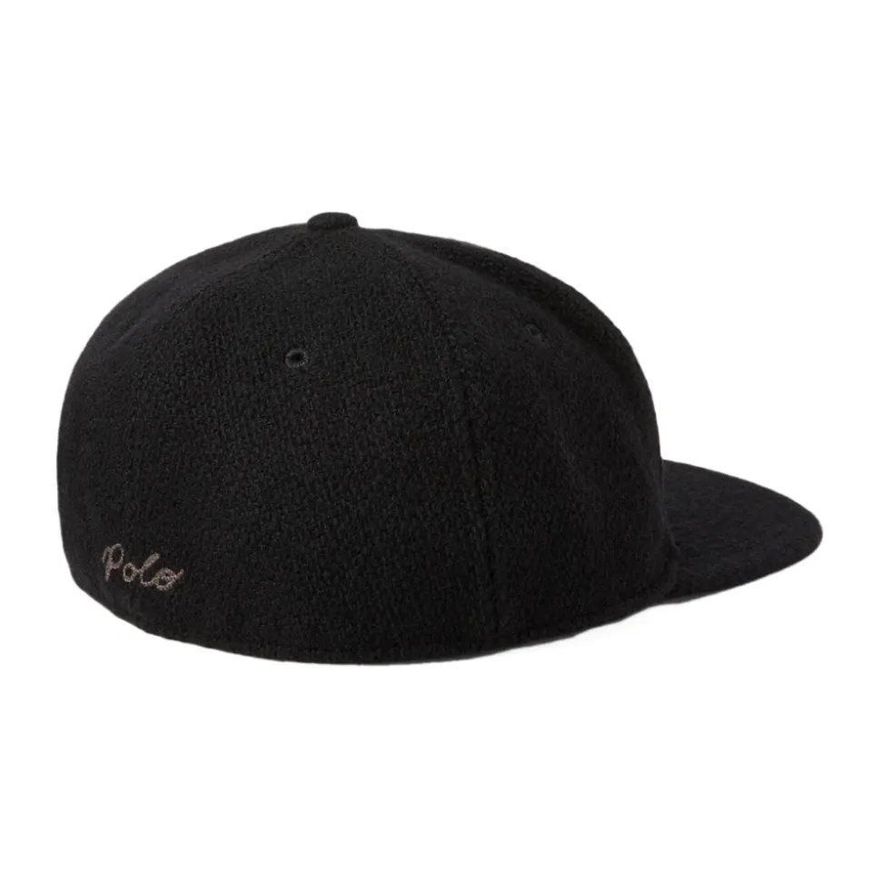 Cappellino da Baseball Nero con Logo Baseline