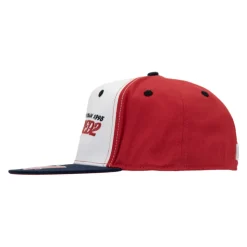 Cappellino da baseball ricamato con dettaglio in silicone
