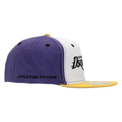 Cappellino da baseball ricamato con dettaglio in silicone