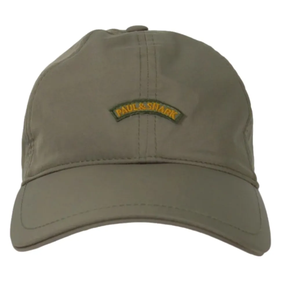 Cappellino da Baseball Verde Militare con Badge Lunare