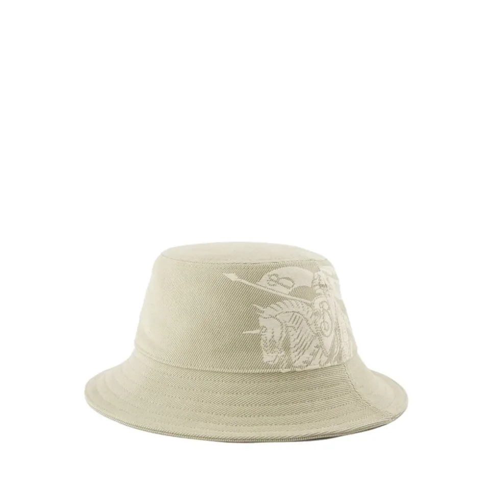 Cappello a secchiello in twill