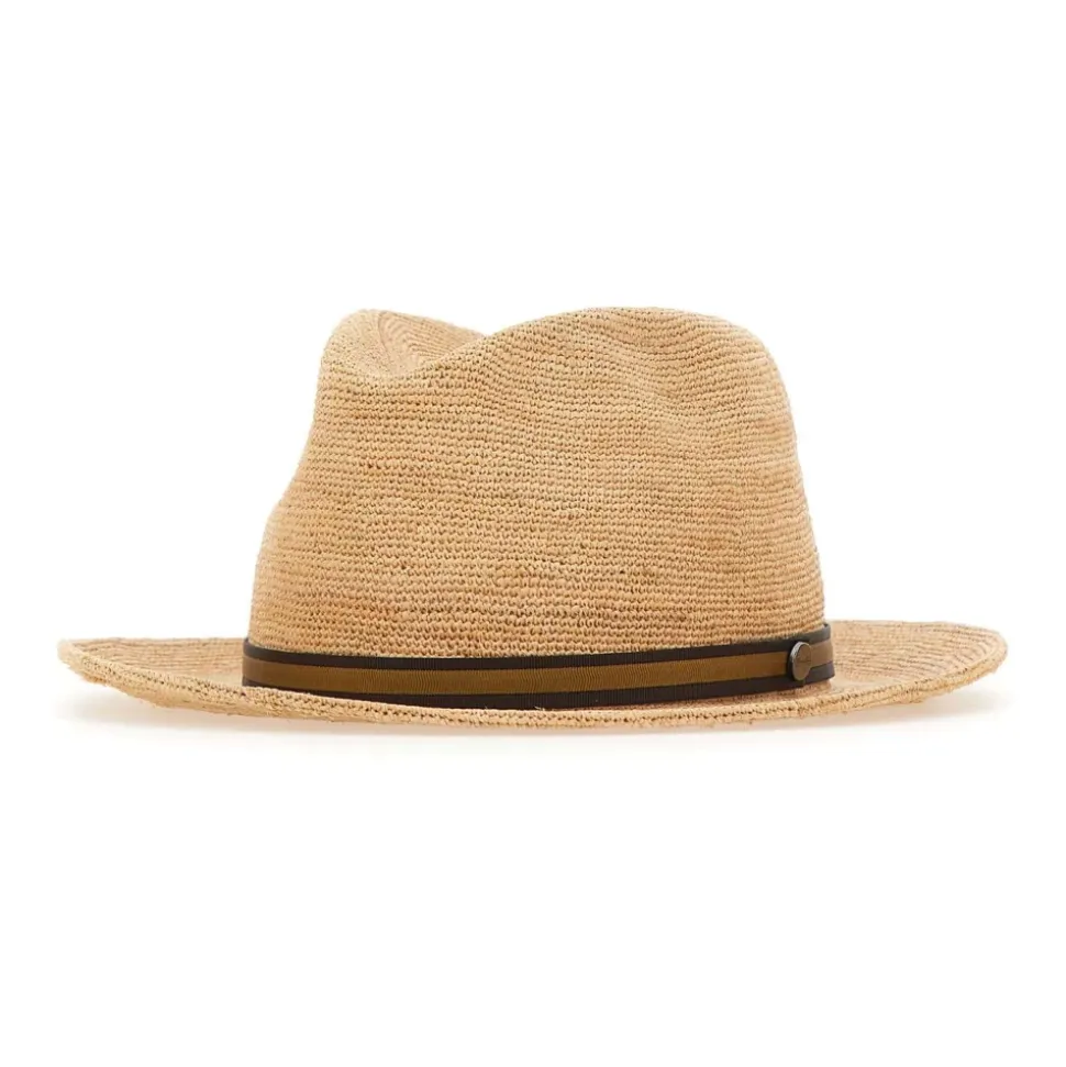 Cappello Argentina in Rafia all'Uncinetto