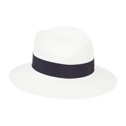 Cappello di Paglia a Tesa Larga con Corona a Goccia