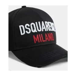 Cappello in Gabardina di Cotone Ricamato
