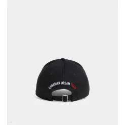 Cappello in Gabardina di Cotone Ricamato