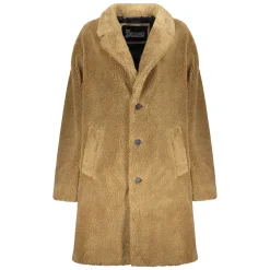 Cappotto in eco-pelliccia con rever