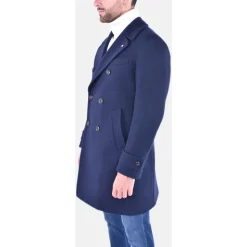 Cappotto in Lana a Doppio Petto