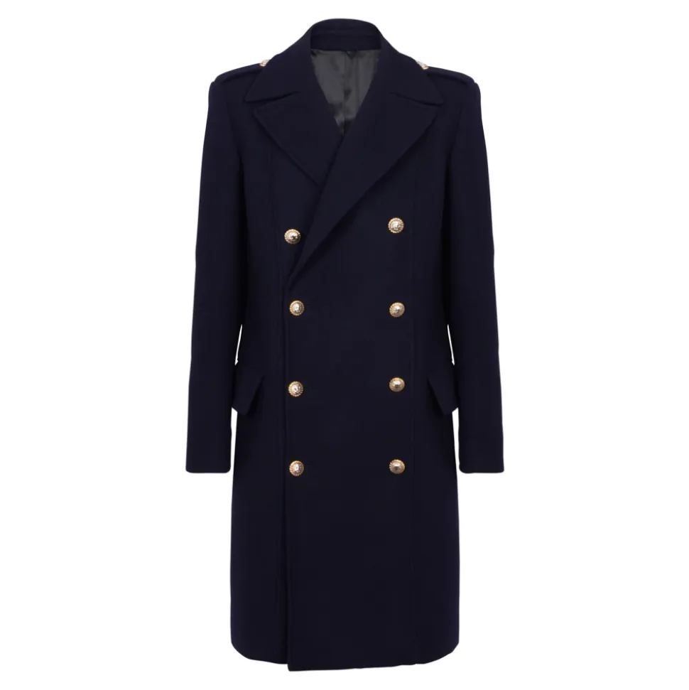 Cappotto in lana cotta a doppio strato