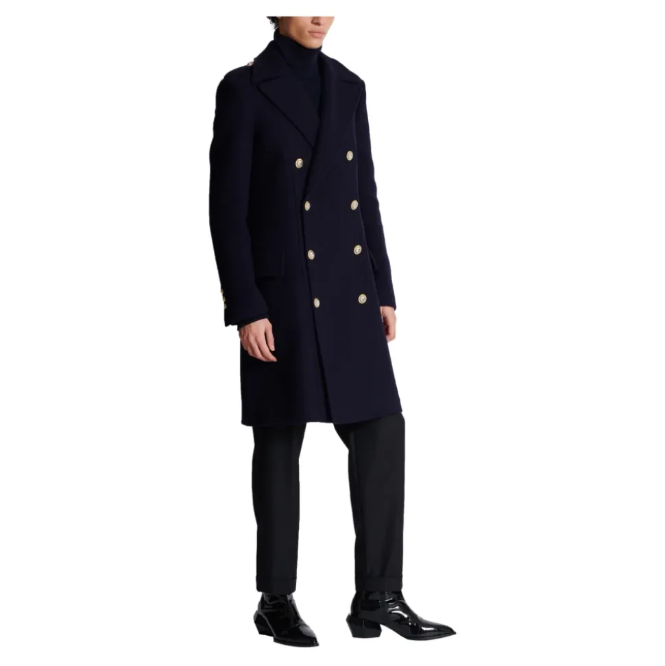 Cappotto in lana cotta a doppio strato