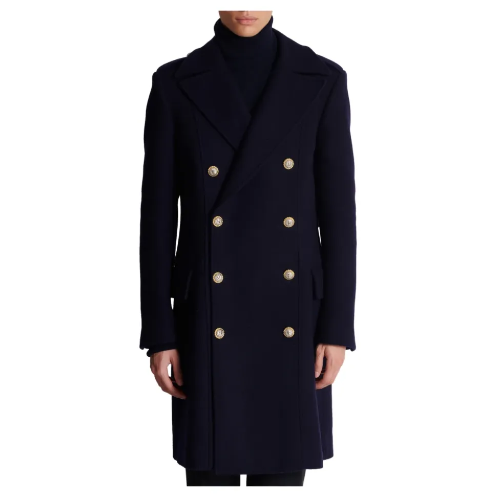 Cappotto in lana cotta a doppio strato