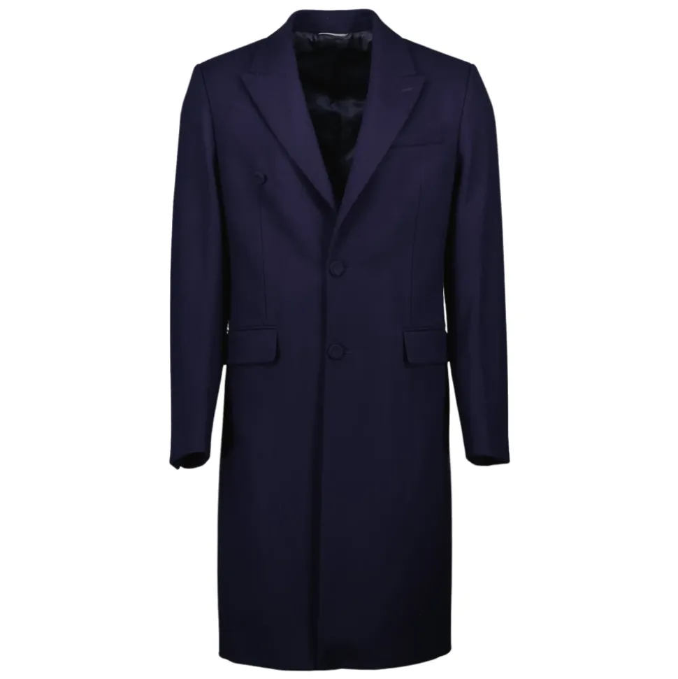 Cappotto Lungo con Cinturino Abbottonato