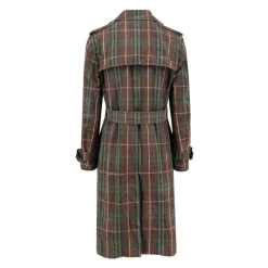 Cappotto Marrone Doppiopetto con Cintura
