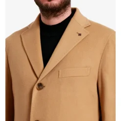Cappotto Monopetto di Media Lunghezza