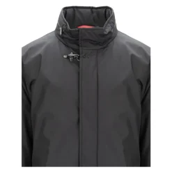 Cappotto Uomo Zip con Bottone automatico e Gancio