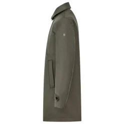 Cappotto verde in lana 3 strati