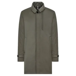 Cappotto verde in lana 3 strati