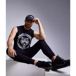Carbon Tiger Sleeveless T-Shirt