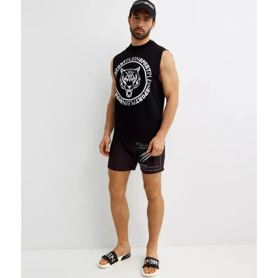 Carbon Tiger Sleeveless T-Shirt