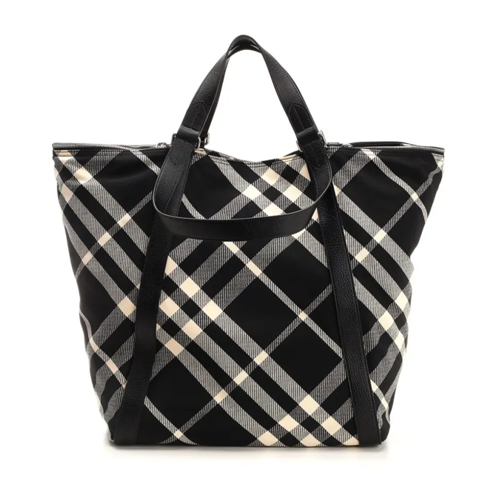 Check tote bag