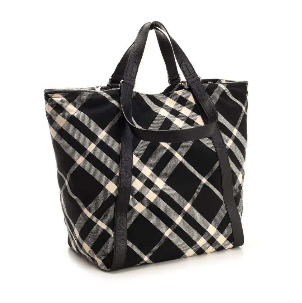 Check tote bag
