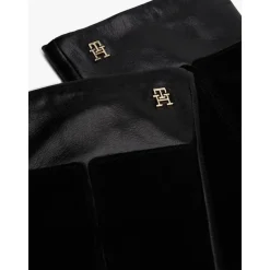 Chic Suede Back Leather Gloves