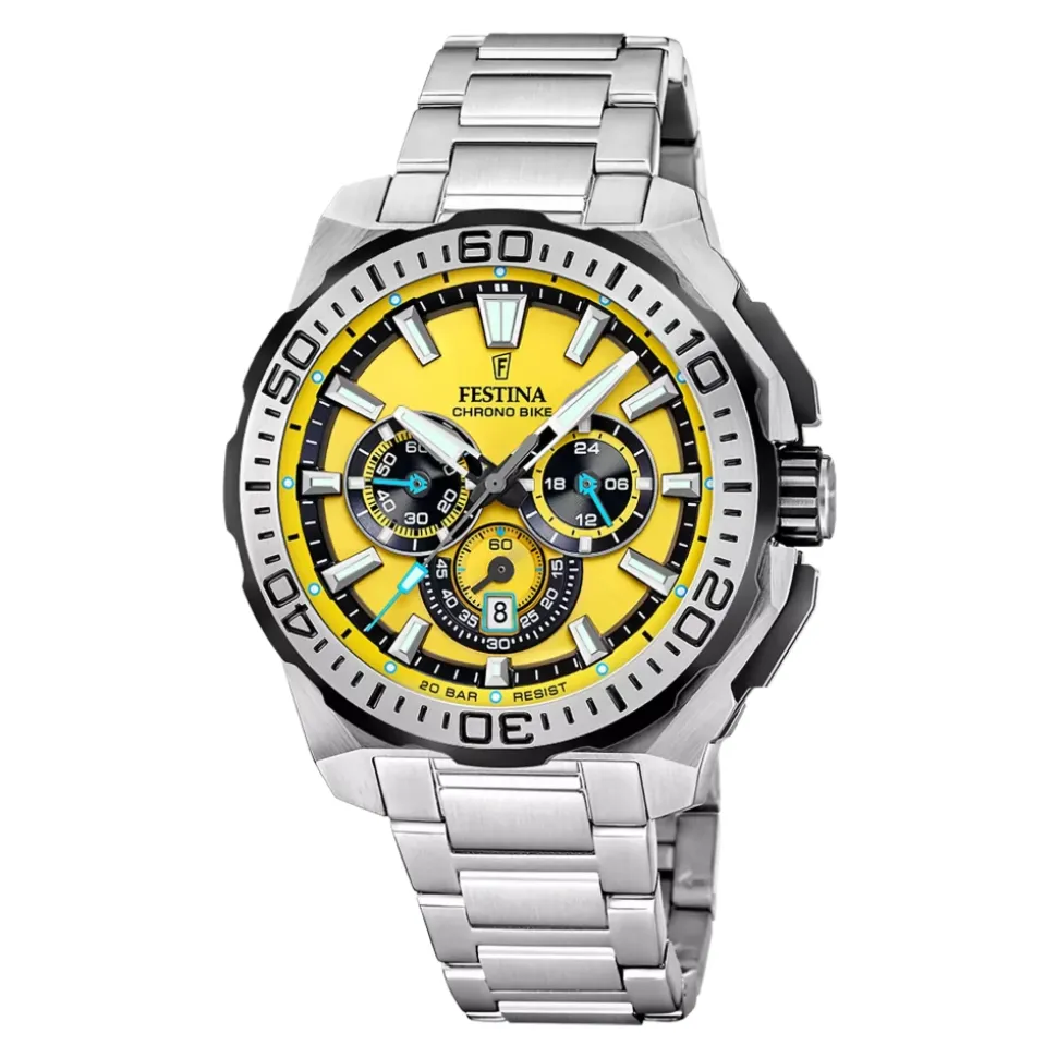 Chrono Bike Cronografo in acciaio inox