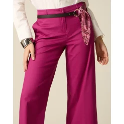 Cintura con inserto foulard