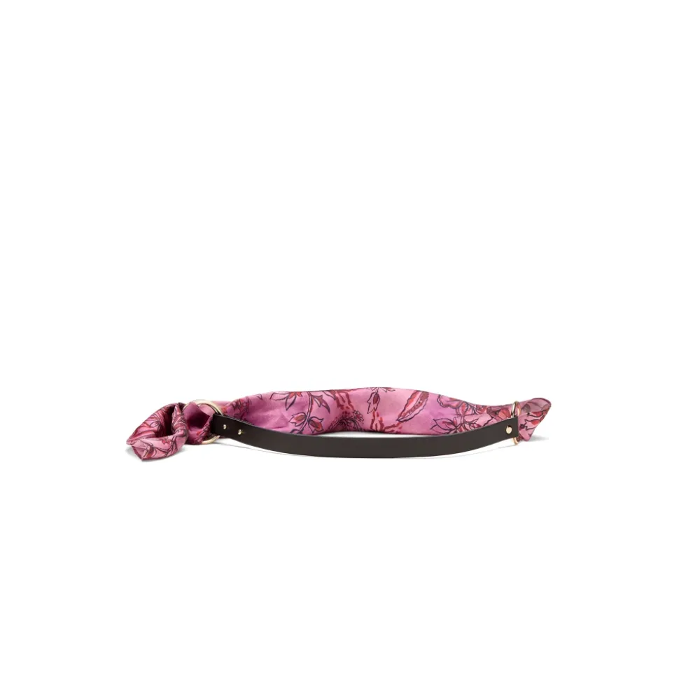 Cintura con inserto foulard