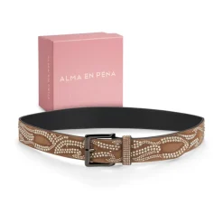Cintura con perline fiamma