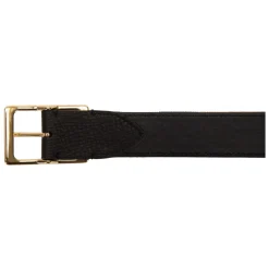 Cintura in pelle con fibbia logo