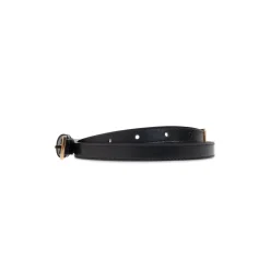 Cintura in pelle con logo