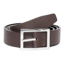 Cintura Reversibile Saffiano Double