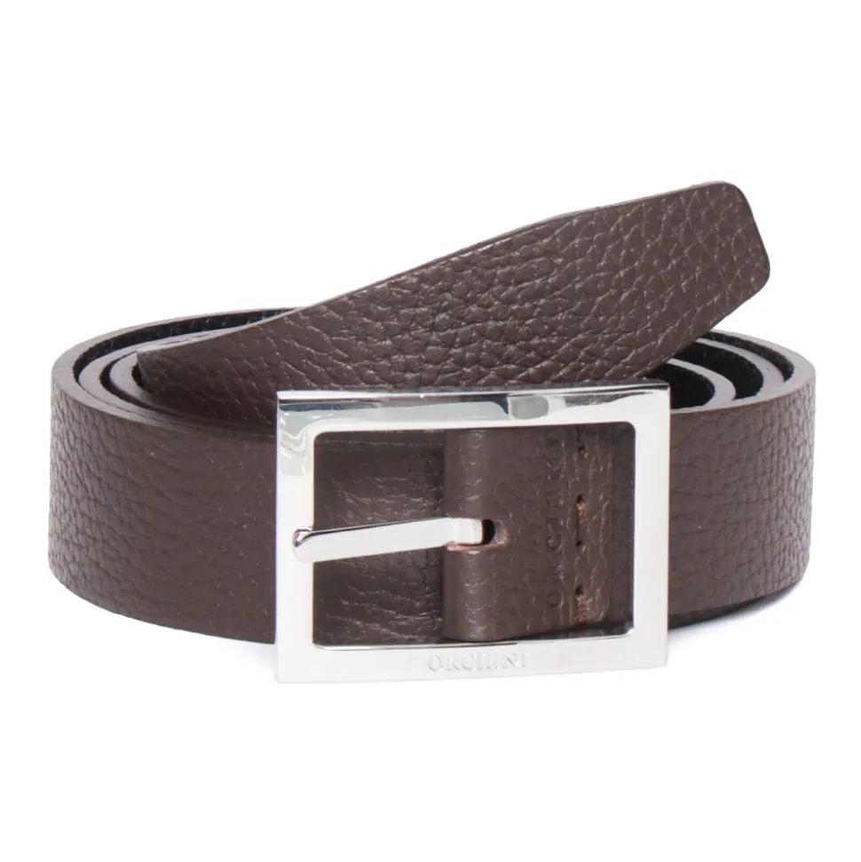 Cintura Reversibile Saffiano Double