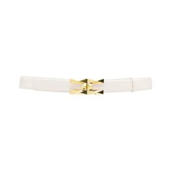 Cintura Sottile Con Logo Oro