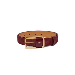 Cinture in vera pelle con dettaglio oro