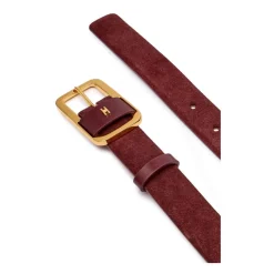 Cinture in vera pelle con dettaglio oro