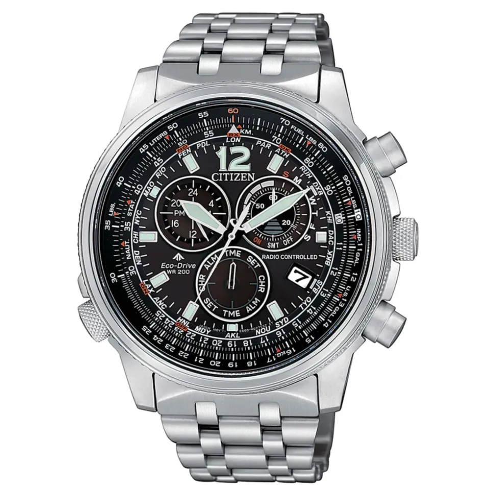 Citizen - Uomo - CB5860-86E - Crono Pilot Acciaio