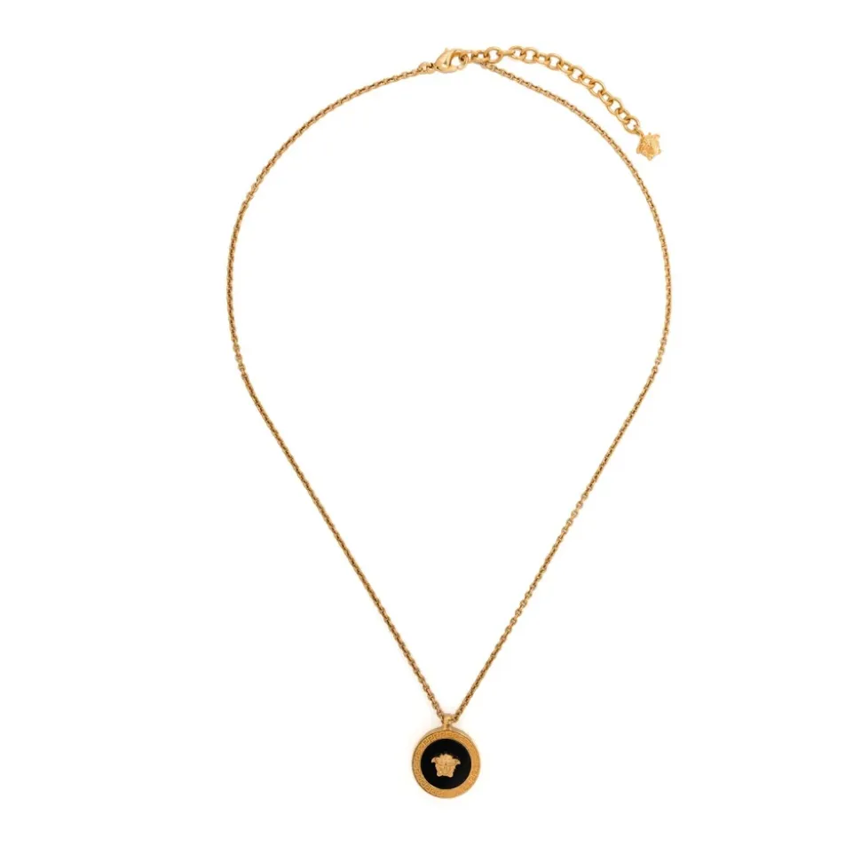 Collana a Catena con Medusa Smaltata