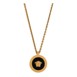 Collana a Catena con Medusa Smaltata