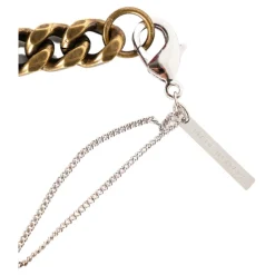 Collana a Catena con Pietra Rosso Scuro