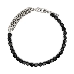 Collana Regolabile con Chiusura a Moschettone Aragosta Nera